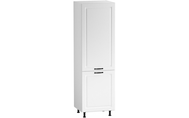 CARMEN biela SL60/71, vysoká skrinka na vstavanú chladničku v šírke 60 cm a výške 209 cm