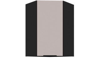 ARAKA kašmír GN60/90-1F horná rohová kuchynská skrinka 60x60 cm a výške 90 cm