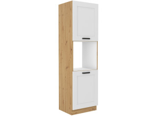 LULA artisan/biela DP60 vysoká kuchynská skriňa na vstavanú rúru 60 cm