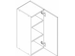 NOVA PLUS NOPL-002-0H dub sonoma/biela, horná skrinka v šírke 30 cm