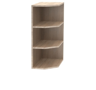 NOVA PLUS NOPL-003-0H dub sonoma, horné rohové ukončenie v šírke 30 cm
