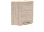 NOVA PLUS NOPL-013-RH dub sonoma, horná rohová skrinka v šírke 60x60 cm