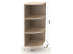 NOVA PLUS NOPL-052-0S dub sonoma, dolné rohové zakončenie v šírke 30 cm