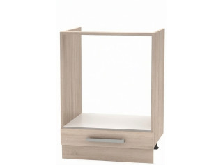 NOVA PLUS NOPL-059-0S dub sonoma, dolná skrinka na vstavaný spotrebič v šírke 60 cm