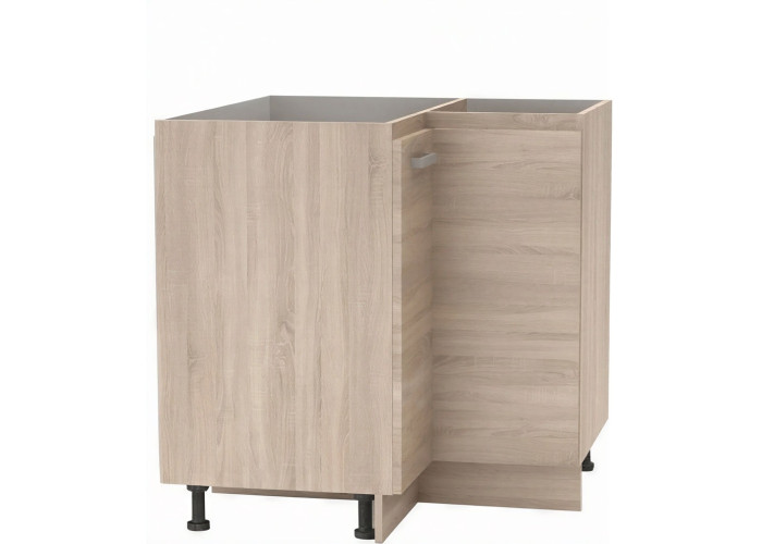 NOVA PLUS NOPL-061-RS dub sonoma, dolná rohová skrinka v šírke 90x90 cm