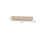 NOVA PLUS NOPL-062-00 dub sonoma, koncový sokel na nízke skrinky v dĺžke 44,7 cm NOVA PLUS NOPL-062-00 dub sonoma, koncový sokel na nízke skrinky v dĺžke 44,7 cm