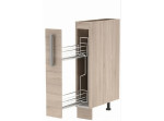 NOVA PLUS NOPL-066-VK dub sonoma, dolná skrinka s výsuvným košom v šírke 15 cm
