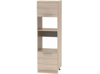 NOVA PLUS NOPL-084-00 dub sonoma, skrinka na vstavanú rúru a mikrovlnku v šírke 60 cm