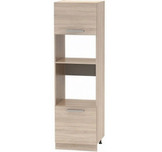 NOVA PLUS NOPL-084-00 dub sonoma, skrinka na vstavanú rúru a mikrovlnku v šírke 60 cm