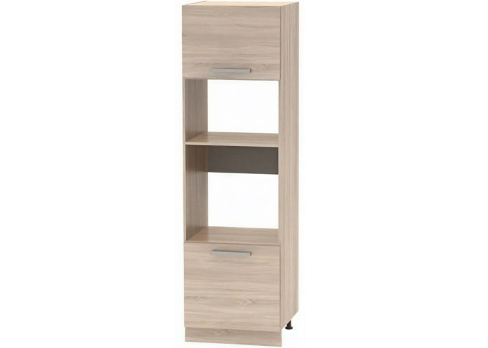 NOVA PLUS NOPL-084-00 dub sonoma, skrinka na vstavanú rúru a mikrovlnku v šírke 60 cm
