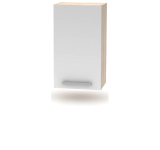 NOVA PLUS NOPL-005-0H dub sonoma/biela, horná skrinka v šírke 40 cm