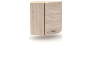 NOVA PLUS NOPL-013-RH dub sonoma, horná rohová skrinka v šírke 60x60 cm