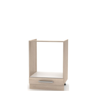 NOVA PLUS NOPL-059-0S dub sonoma, dolná skrinka na vstavaný spotrebič v šírke 60 cm