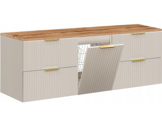 ADEL cashmere 82-160-60-40-60-DW skrinka pod umývadlo 160 cm ADEL cashmere 82-160-60-40-60-DW skrinka pod umývadlo 160 cm