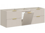 ADEL cashmere 82-160-60-40-60-DW skrinka pod umývadlo 160 cm