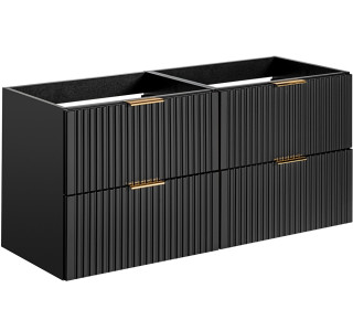 ADEL čierna 82-120-60-60 skrinka pod umývadlo 120 cm