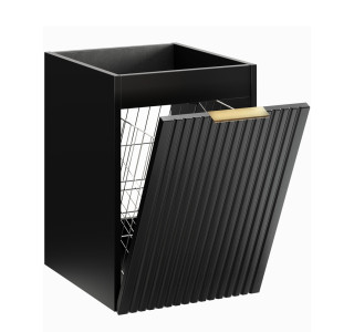 ADEL čierna 81-40-1DK kúpeľňová skrinka s košom 40 cm