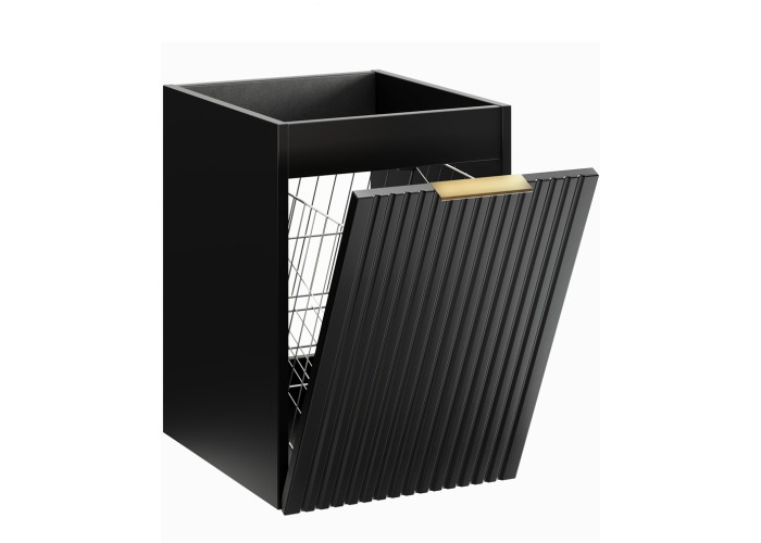 ADEL čierna 81-40-1DK kúpeľňová skrinka s košom 40 cm ADEL čierna 81-40-1DK kúpeľňová skrinka s košom 40 cm