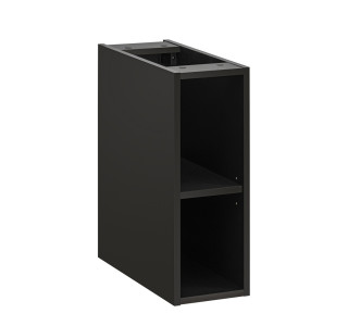 ADEL čierna 81-01-A, regál do kúpelne