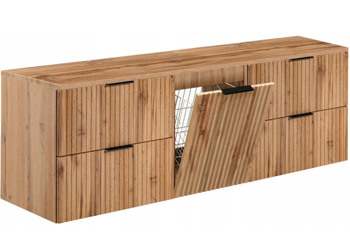 ADEL dub wotan 82-160-60-40-60-DD skrinka pod umývadlo 160 cm