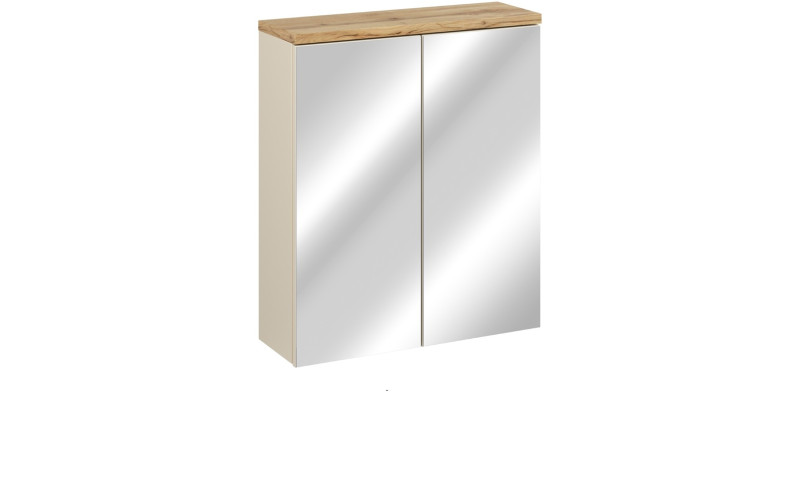 BALI cashmere 84-60, závesná skrinka so zrkadlom