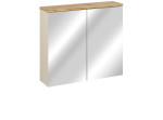 BALI cashmere 84-80, závesná skrinka so zrkadlom