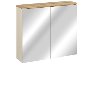 BALI cashmere 84-80, závesná skrinka so zrkadlom