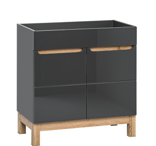 BALI grafit 821 skrinka pod umývadlo 80 cm