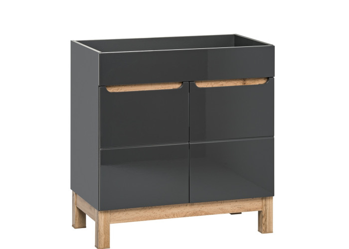 BALI grafit 821 skrinka pod umývadlo 80 cm