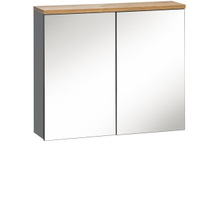 BALI grafit 840, závesná skrinka so zrkadlom