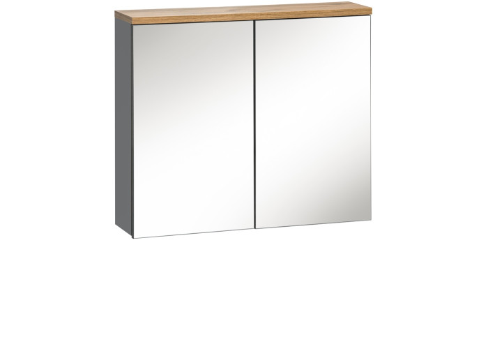 BALI grafit 840, závesná skrinka so zrkadlom