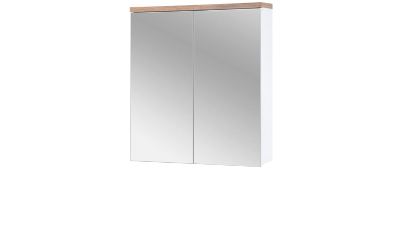 BALI white 840, závesná skrinka so zrkadlom
