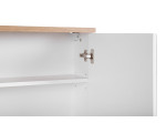 BALI white 840, závesná skrinka so zrkadlom