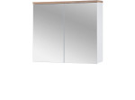 BALI white 841, závesná skrinka so zrkadlom 80 cm