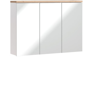 BALI white 845, závesná skrinka so zrkadlom 100 cm