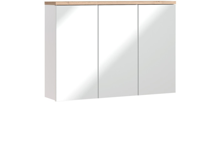 BALI white 845, závesná skrinka so zrkadlom 100 cm