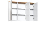 BALI white 845, závesná skrinka so zrkadlom 100 cm