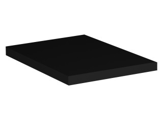 Doska pod umývadlo 20x40 cm čierna matná Doska pod umývadlo 20x40 cm čierna matná