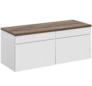 ICONIC white 82-120-DV skrinka pod umývadlo 120 cm