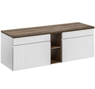 ICONIC white 82-140-DV skrinka pod umývadlo 140 cm