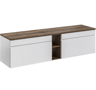 ICONIC white 82-180-DV skrinka pod umývadlo 180 cm