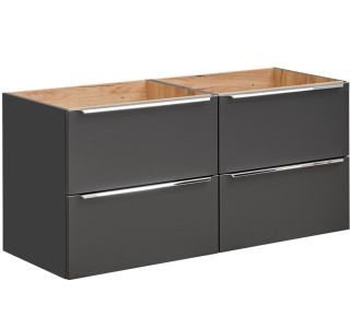 COIN čierna/dub 820-120 skrinka pod umývadlo 120 cm