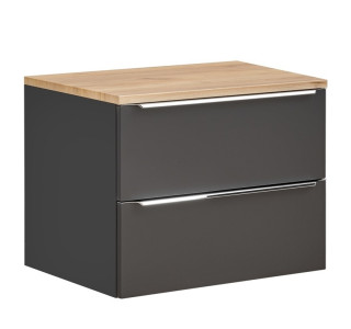 COIN čierna/dub 821-D skrinka pod umývadlo 80 cm