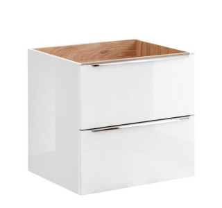 COIN dub craft/biely lesk 820B, závesná skrinka pod umývadlo 60 cm