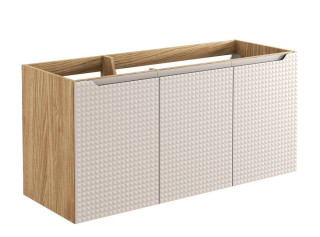 LUXOR Beige 82-120-3D závesná skrinka pod umývadlo 120 cm LUXOR Beige 82-120-3D závesná skrinka pod umývadlo 120 cm