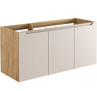 LUXOR Beige 82-120-3D závesná skrinka pod umývadlo 120 cm