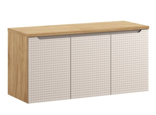 LUXOR Beige 82-120-3D-D závesná skrinka pod umývadlo 120 cm LUXOR Beige 82-120-3D-D závesná skrinka pod umývadlo 120 cm