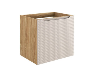 LUXOR Beige 82-60-2D závesná skrinka pod umývadlo 60 cm LUXOR Beige 82-60-2D závesná skrinka pod umývadlo 60 cm