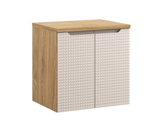 LUXOR Beige 82-60-2D-D závesná skrinka pod umývadlo 60 cm LUXOR Beige 82-60-2D-D závesná skrinka pod umývadlo 60 cm