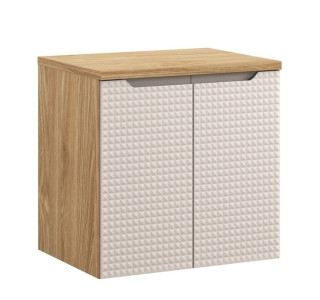 LUXOR Beige 82-60-2D-D závesná skrinka pod umývadlo 60 cm